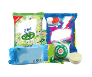Mencuci barang dengan produk diskon
